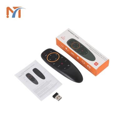 China Laptop/Universal Desktop/Smart tv/android TV Remotes OEM ODM Box G10 2.4g Voice Mini Keyboard Air Mouse Tv for sale