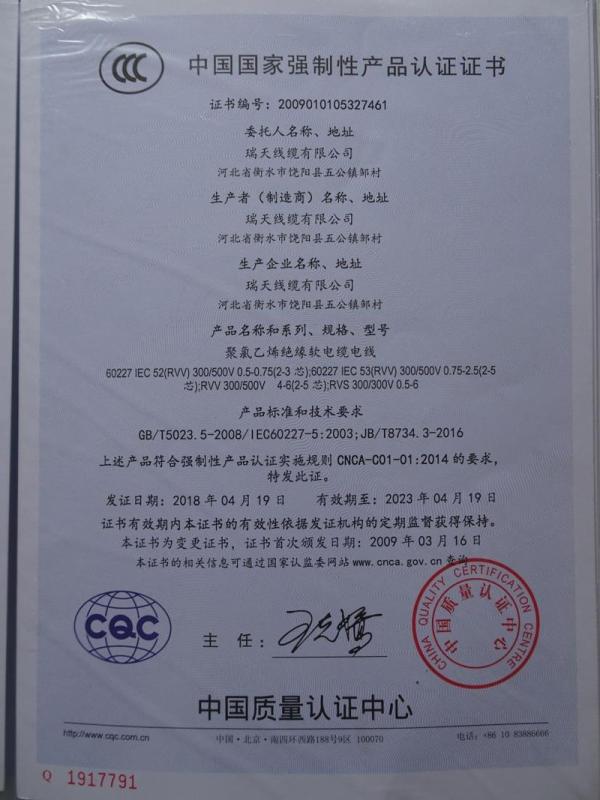 CCC - Ruitian Cable Co., Ltd.