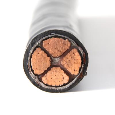 China YJV Underground Low Voltage 185mm Pure Copper Conductor 240mm2 3 4 Armored 5 Core Power Cable Price for sale