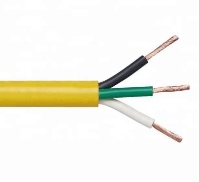 China Construction 300/500V Electrical Copper Wire 3 Core 1.5mm2 2.5mm2 4mm2 Free Sample PVC Flexible Cable for sale