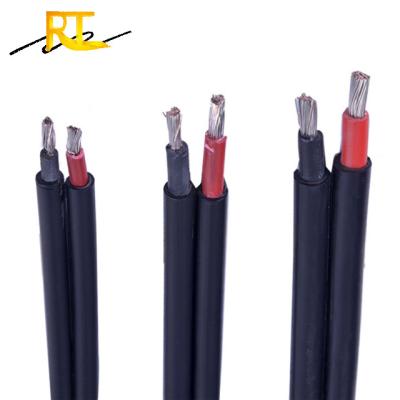 China High quality and low price 2 core 6mm PV PV solar system copper electric solar cable 2x6mm2 2x4mm2 for sale