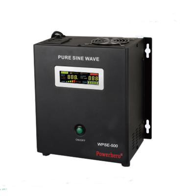 China Wall Mounting Type 500VA UPS Pure Sine Wave Power Inverter 259x257x149mm for sale