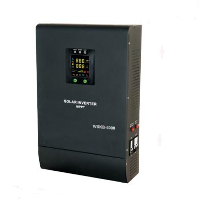 China 5KVA off-grid solar system pure sine wave solar power system inverter with MPPT controller for sale