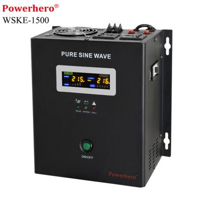 China Off Grid Solar System 1.5KVA 24V DC To AC Off Grid Solar Inverter With MPPT Charger Controller for sale