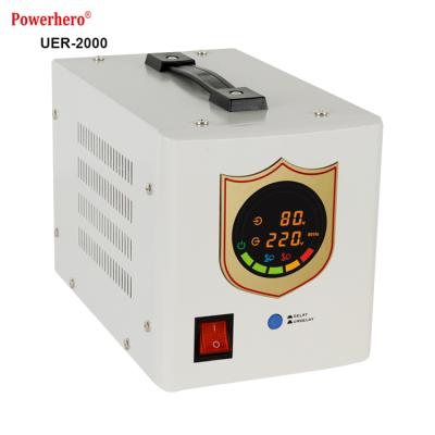 China SVC Automatic Home Voltage Regulator Stabilizer 2000VA AVR for sale