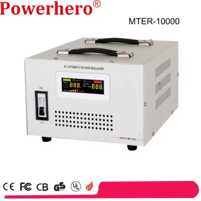 China SVC 10KVA Motor AVR Servo Automatic Voltage Regulator Stabilizer With Stable Toroidal Transformer for sale