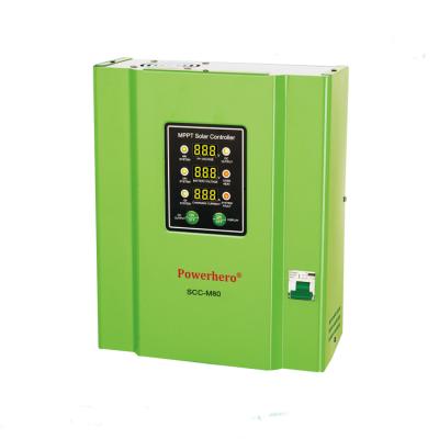 China Solar Charger Controller 80A SCC MPPT Charger Controller For Solar System Reliable for sale