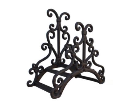 China WALL MOUNTABLE vintage style metal handcrafts wall mounted cast iron pipe rack for sale