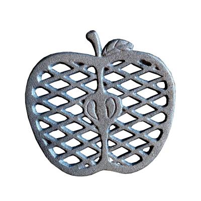 China Vintage Cast Iron Large Sustainable Apple Tripod Decorative Apple Tripod For Dining Table for sale