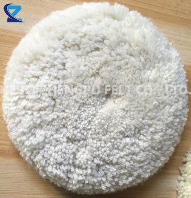 China 100% Wool Lined Polishing Pads Double Side High Quality Polish Pad For Car Polish for sale