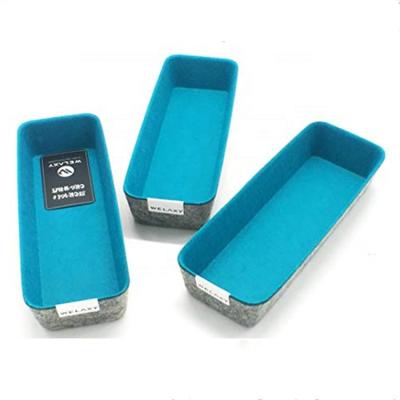 China 2021 Strong Handmade Eco - Friendly Polyester Felt Fabric Storage Boxes for sale