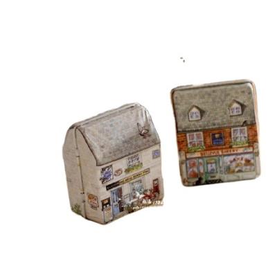 China Gift & Craft Home Shaped Candy Tin Box, Gift Packaging Tin Box, Irregular Shaped Tin Box for sale