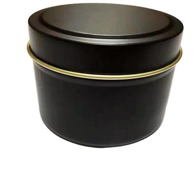 China Recyclable Quality Small Tin Cans Round Cosmetic Seamless Candle Metal Mini Tin Box Tin Cans For Candles for sale