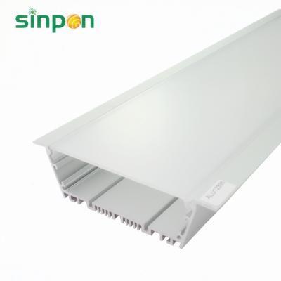 China OEM Wide Aluminum Radiator Profile For Led Strip for sale