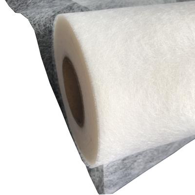 China Amazon Sales Hot Water Soluble Adhesive Cut Tape Rolls PA Mesh Non Woven Fusible Net For Bonding Apparel for sale