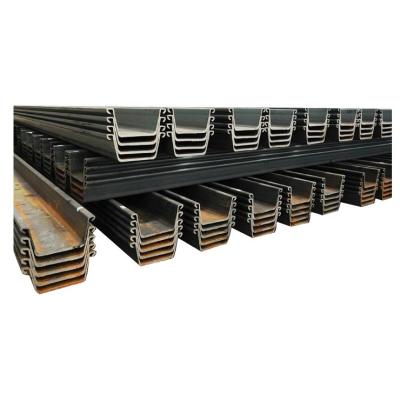 China SY295 Water Cofferdam U-shape Steel Sheet Pile Sy295 , Sy390 for sale