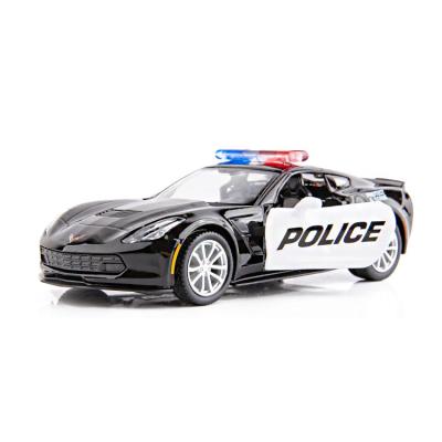 China Toy OEM Diecast Customs Licensed Diecast Toy Scale Cars 1:36 Toy Vehicles Police Car Model For Kids for sale