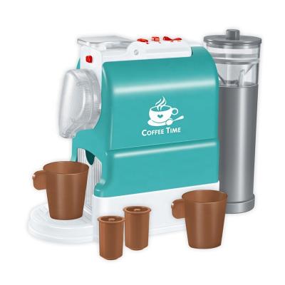 China Pretend Play Toy Game Pretend Home Coffee Machine Toy Simulation Coffee Maker Play Set Kitchen Toys for sale