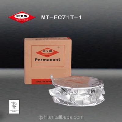 China UNIVERSAL USE OWNER'S ONLY PERMANENT FLUX CORING WIRE MT-FC71T-1 AWS E71T-1 CO2 BRAND SOLDER WIRE FREE SAMPLE for sale