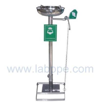 China SHE150S-Stand emergency eyewash station,SS304,Color:Yellow,red,green for sale