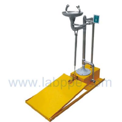 China SHD100S-Stand emergency eyewash station,SS304,Color:Yellow,red,green for sale