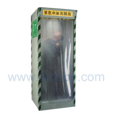 China SH786A-Emergency shower & eyewash booth,stainless steel with water/waste tank for sale