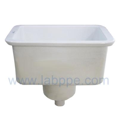 China SH420T-Lab Ceramic Sink,420*330*350mm Lab PP Mid Size Sink ceramic sink workbench with sink pp sink science lab school l for sale