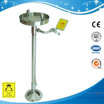 China SH711BS-eye wash station SUS304 eye wash stand Erect eye wash made of SUS304 meets ANSI Z358.1 ball valve dust shield for sale