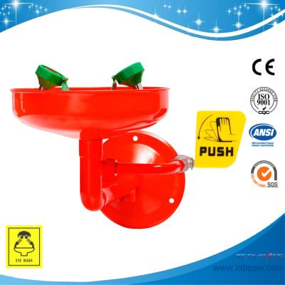 China SH359DR-China best eye wash factory Wall mounted SUS304 safety eye wash ANSI CE sus304 material emergency eye wash stati for sale