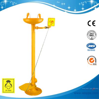 China SH711BF-Stand eye wash Erect safety eye wash made of G.I.meets ANSI for sale