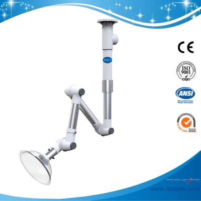 China SHP83-flexible fume extraction arm mounting panel laboratory fume extractor welding fume extraction arms fume arm sealin for sale