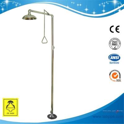 China SHC100S-Free stand emergency shower,SS304 safety shower for washing the body,ansi 2009 for sale