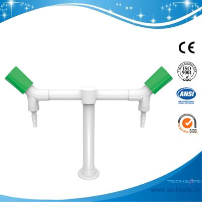 China SHA4-4-Double Outlet/Way Lab Tap,brass,360 Swing,white optional for sale