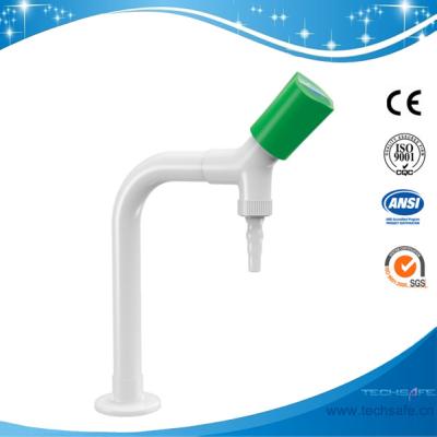 China SHA4-3- Single Way Lab Tap/Faucet,360 swing,brass,white / grey color for sale