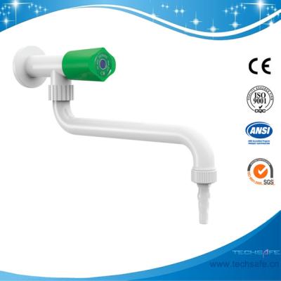 China SHA13-4-Pannel mounted Single Way Lab Tap/Faucet,360 swing,wall mounted tap for sale