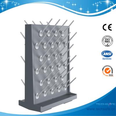 China SH362AA-grey color Lab Drying Rack lab use Pegboard 400*550mm Labware pegboard used in lab made in China for sale