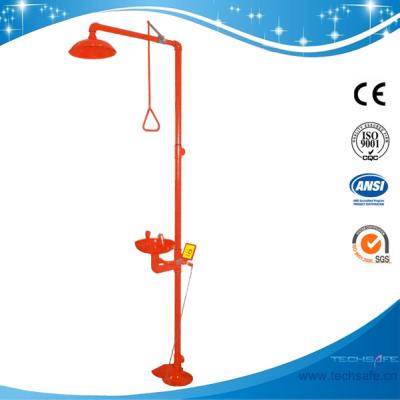 China SH712BSR-Safety shower & eyewash station,SS304 emergency shower and eye wash for sale