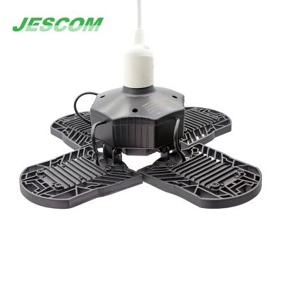 China Other Outdoor Bright Led Deformable High Angle Sensor Parking Canopy 100w UFO Garage Lights E27 E26 for sale