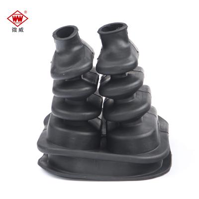 China High Quality Flexible EPDM Double Rod Dust Boot / Cloth Dust Cover For Truck /excavator/car/forklift for sale