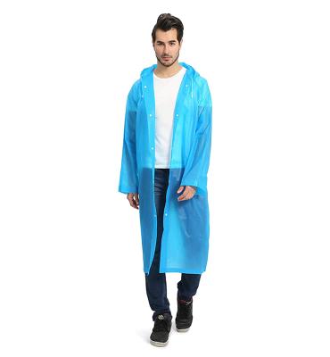 China Customized Waterproof Bachelorette Rainwear Bachelor Poncho Reflect EVA Biodegradable Plastic Adult Raincoat for sale