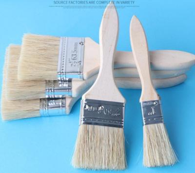 China Pure Bristle Wooden Handle Paint Brush for sale