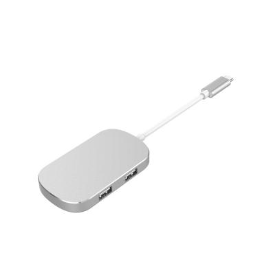 China Aluminum Alloy Factory Price High Quality USB-c Hub 1 to Type-c Converter Data Transmission for sale