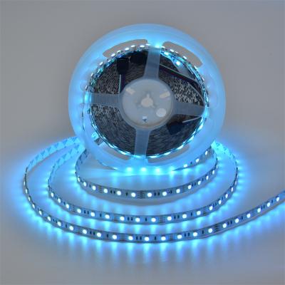 China Long Durable Low Power/Wholesale Flexible Easy Installation Led Flexible Strip Light 12V/24V 5050 30LED RGB 10mm 5050 RGB Led Strip Light for sale