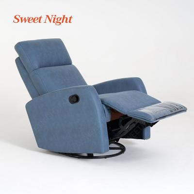 China Foldable Luxury Modern Living Room Furniture Set Modern Upholstered Recliner Sofa for sale