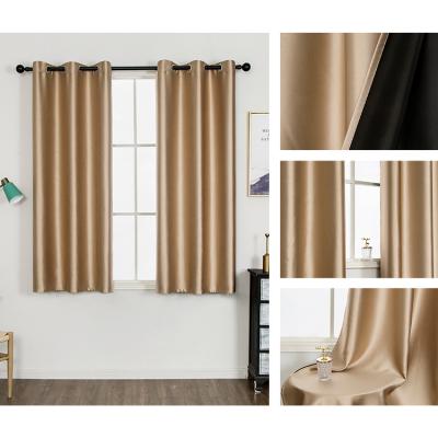 China Home Decoration Blackout Shower Curtain Polyester Blackout Curtains For Living Room Custom Made for sale