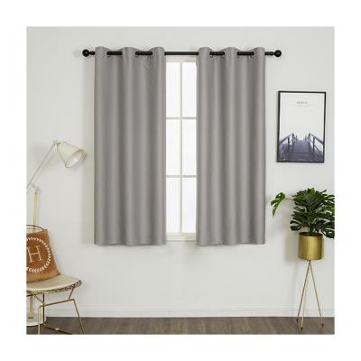 China Blackout curtains cheap gray curtains living room modern bedroom for sale