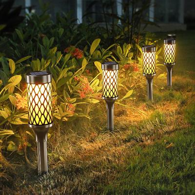 China Hot Selling Garden IP65 Waterproof Outdoor Spike Outdoor Garden Led Solar Lawn Lamp for sale