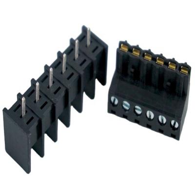 China Electronic PCB LED factoryterminal block 8.25mm pitch PA66 insulator connector BARRIER type TB Dongguan for sale