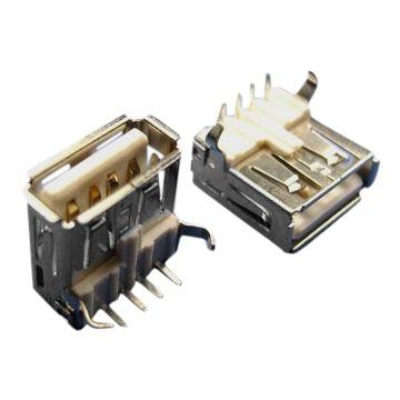 China Automotive USB Connectors , 4 Pin With Nickel Plated Shell USB 2.0 Connectors for sale