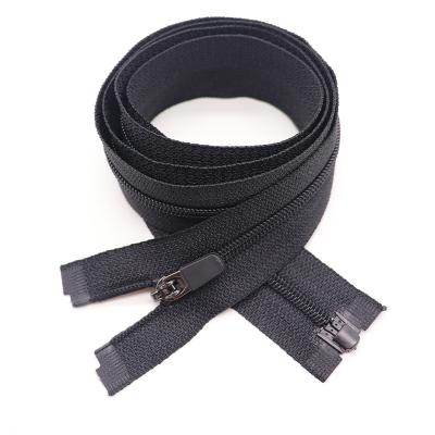 China Latest Sustainable Universal Top Quality Accessories Open For No End Black No 5 Zippers Nylon for sale